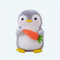 柔らかいニンジンペンギンのぬいぐるみ、抱きしめたくなる冬のおもちゃ、25cm、The Plush Company