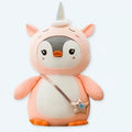 柔らかくて楽しいピンクのユニコーンペンギンのぬいぐるみ、子供用、40cm、The Plush Company