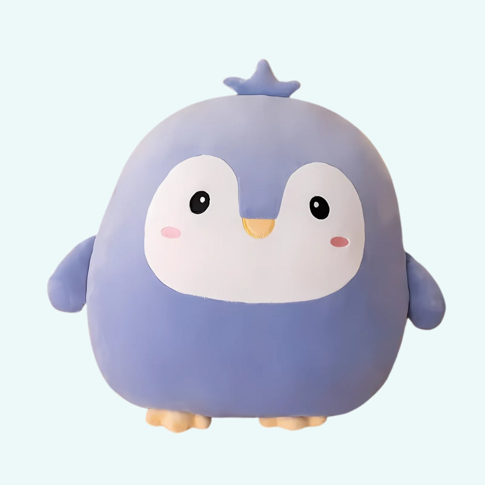 ふわふわの丸いペンギンのぬいぐるみ。冬にぴったりです。Plush Company