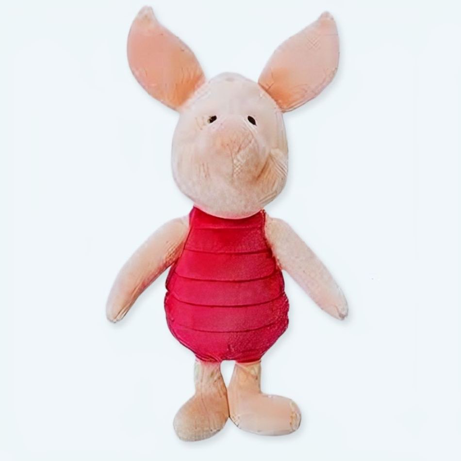 柔らかいピンクのピグレットのぬいぐるみ、子供用、抱きしめたくなるディズニー、The Plush Company