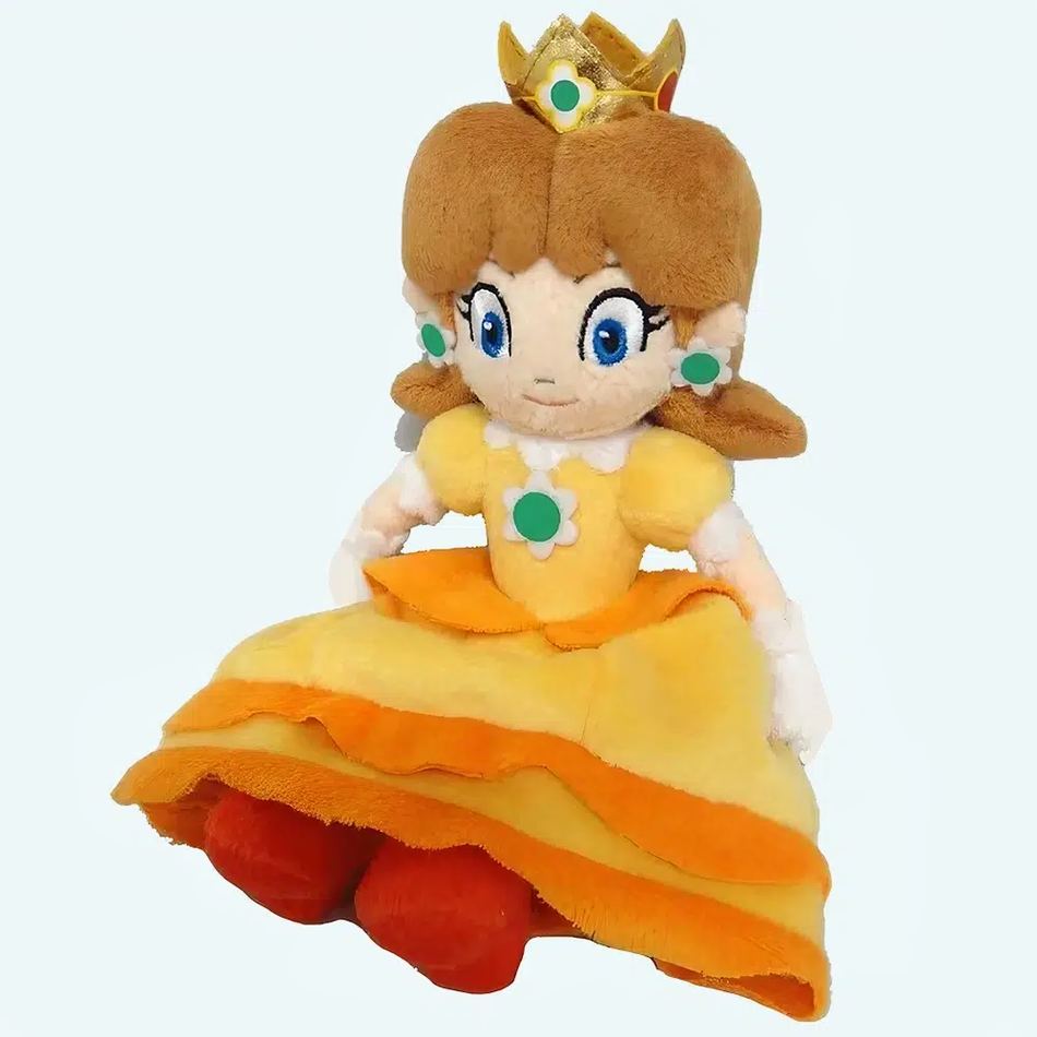 柔らかくてカラフルなデイジーマリオプリンセスの子供用ぬいぐるみ - The Plush Company
