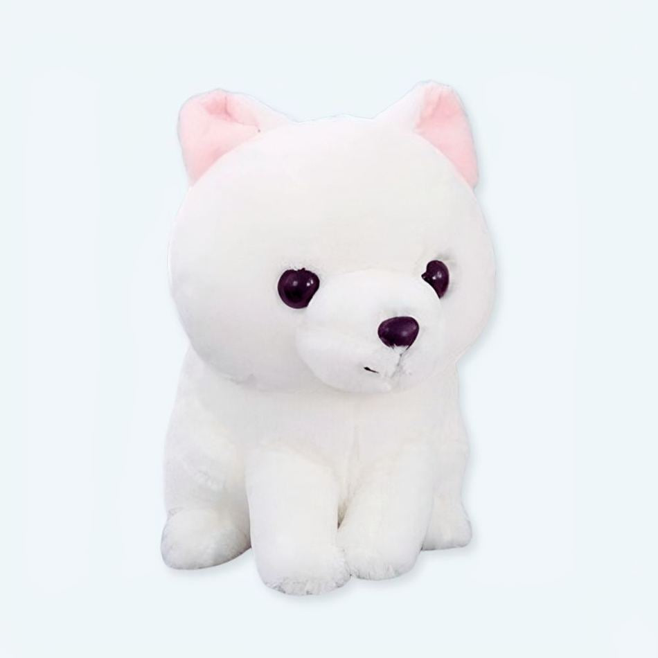 柔らかくてかわいい、子供用ホワイトキツネのぬいぐるみ - Plush Company