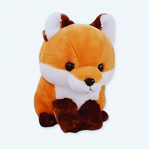 かわいらしい柔らかい茶色のキツネのぬいぐるみ、かわいいスタイル、子供用、The Plush Company