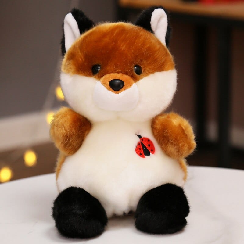 かわいくて柔らかいキツネのぬいぐるみ