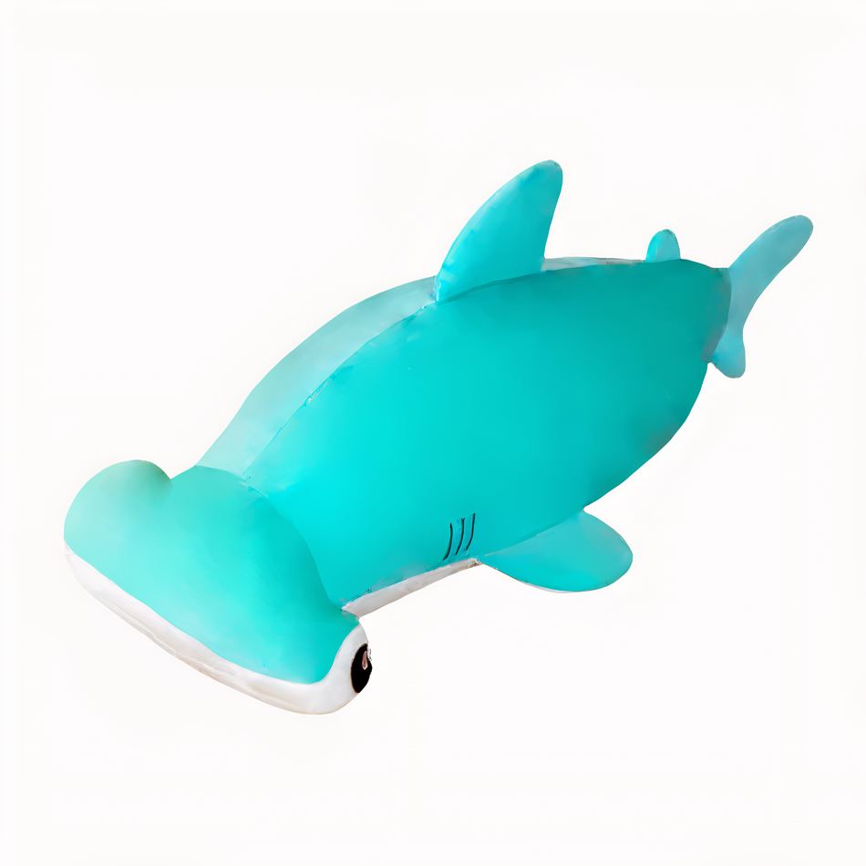 ソフトハンマーヘッドシャークぬいぐるみ枕、オーシャンカドルピロー、58cm、The Plush Company