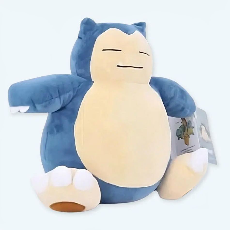 お子様のリラックスに最適な、巨大な青いカビゴンのぬいぐるみ - The Plush Company