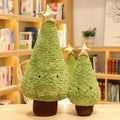 クリスマスツリーのぬいぐるみ（星付き）、29cm