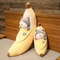 お部屋のインテリアにぴったりの、かわいい柔らかいバナナ柴犬ぬいぐるみ - The Plush Company
