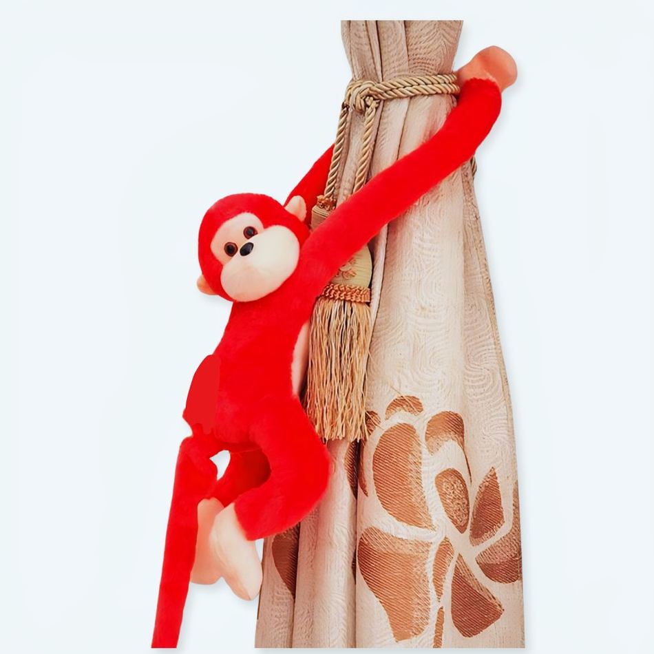 長くて赤い尻尾を持つ、柔らかくてかわいい猿のぬいぐるみ The Plush Company