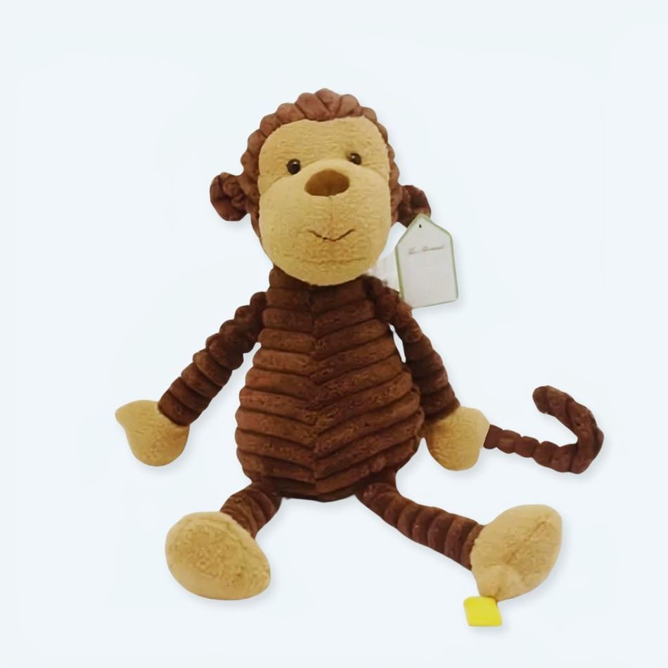 柔らかい茶色の猿のぬいぐるみ、子供のためのジャングル抱擁おもちゃ、The Plush Company
