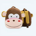 La Compagnie de la Peluche の柔らかくて遊び心のある子供用サルぬいぐるみバックパック