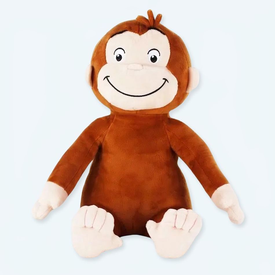 柔らかくて笑顔の猿のぬいぐるみ、子供用、ジャングルの楽しみ、The Plush Company