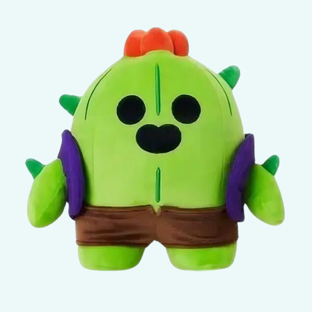 柔らかくてカラフルなSpike Brawl Starsの子供用ぬいぐるみ - The Plush Company