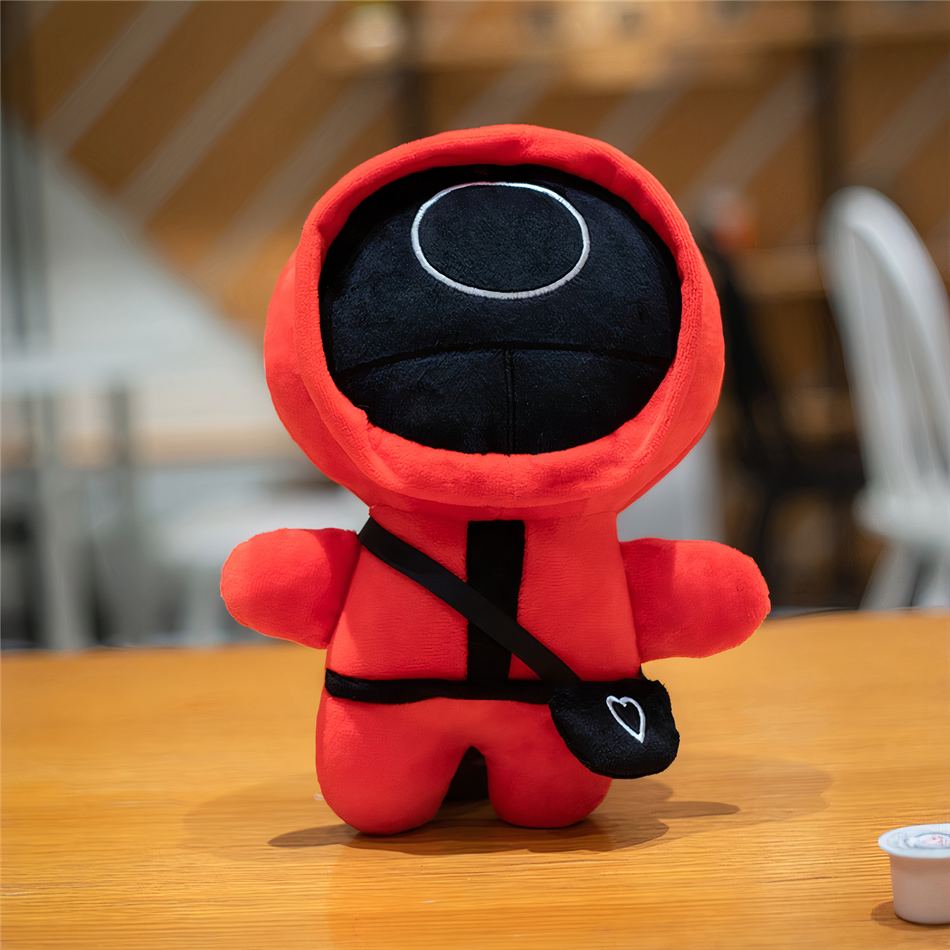 ソフトイカゲームぬいぐるみ、トレンディな丸型ゲームキャラクター、The Plush Company