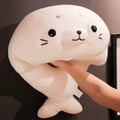 スクイシュマロ ハッピーホワイトアザラシ ぬいぐるみ 50cm