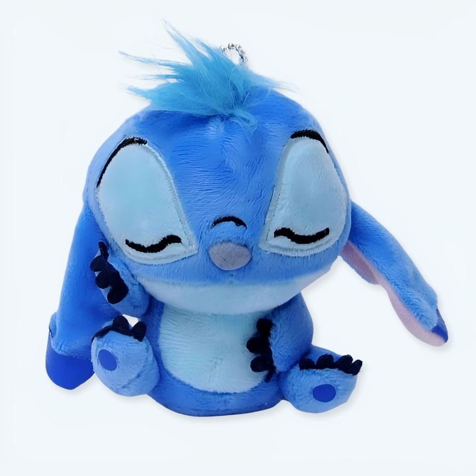 スティッチぬいぐるみキーホルダー、かわいいディズニーソフトアクセサリー、The Plush Company
