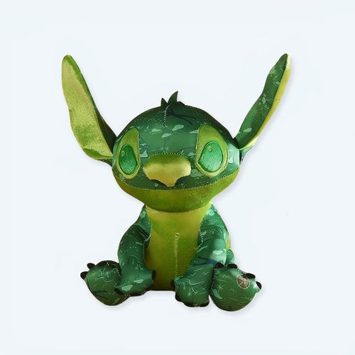 スティッチ グリーン ぬいぐるみ、抱きしめたくなるディズニーキャラクター、ザ・プラッシュ・カンパニー