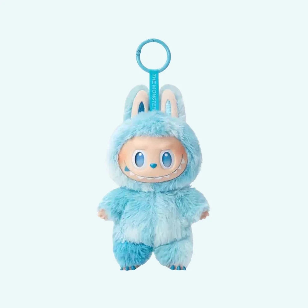 カラフルなラブブ風ぬいぐるみキーホルダー