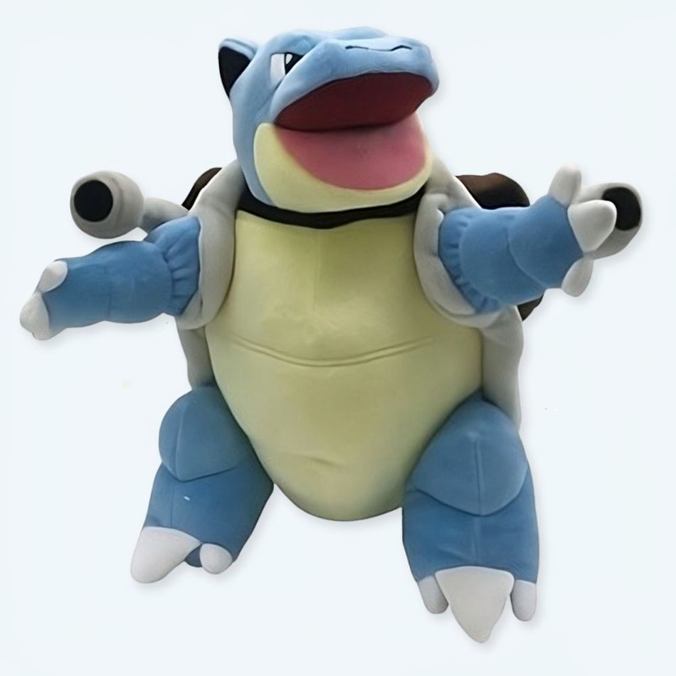 カメックスのぬいぐるみポケモンディフェンダー、柔らかくて抱き心地が良い、The Plush Company