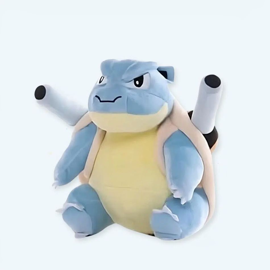 柔らかい青いカメックスポケモンぬいぐるみ、子供のためのかわいいヒーロー、The Plush Company