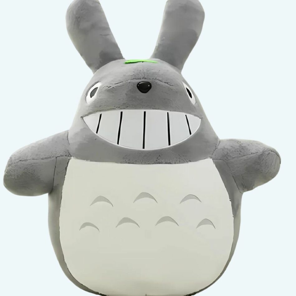 トトロのぬいぐるみ、子供用巨大スマイリーソフトコンパニオン、100cm、The Plush Company