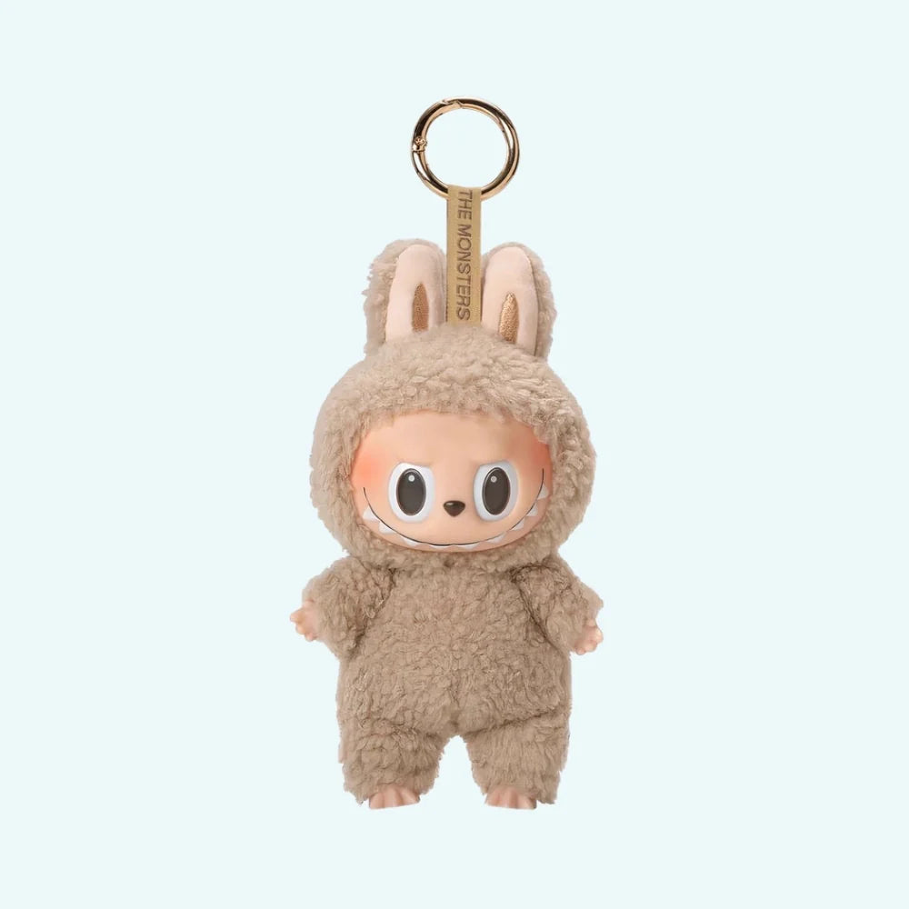 カラフルなラブブ風ぬいぐるみキーホルダー
