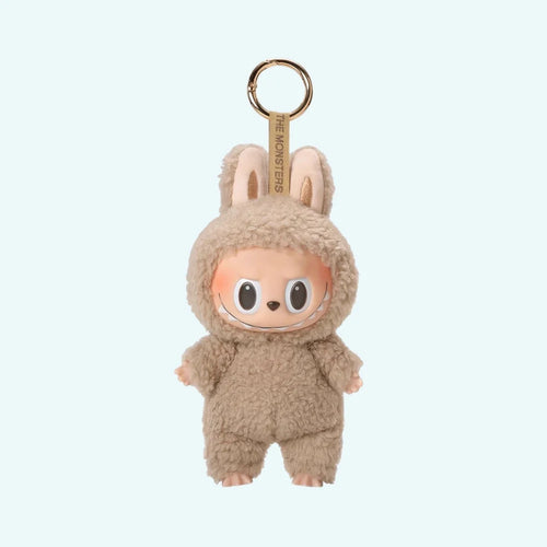 カラフルなラブブ風ぬいぐるみキーホルダー